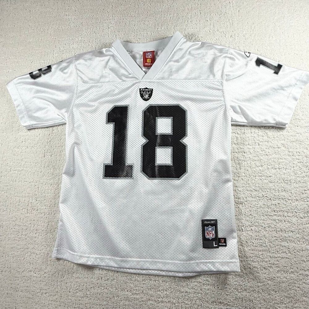 Reebok Vintage On Field NFL Players Oakland Raiders Jersey Randy Moss #18 - Big